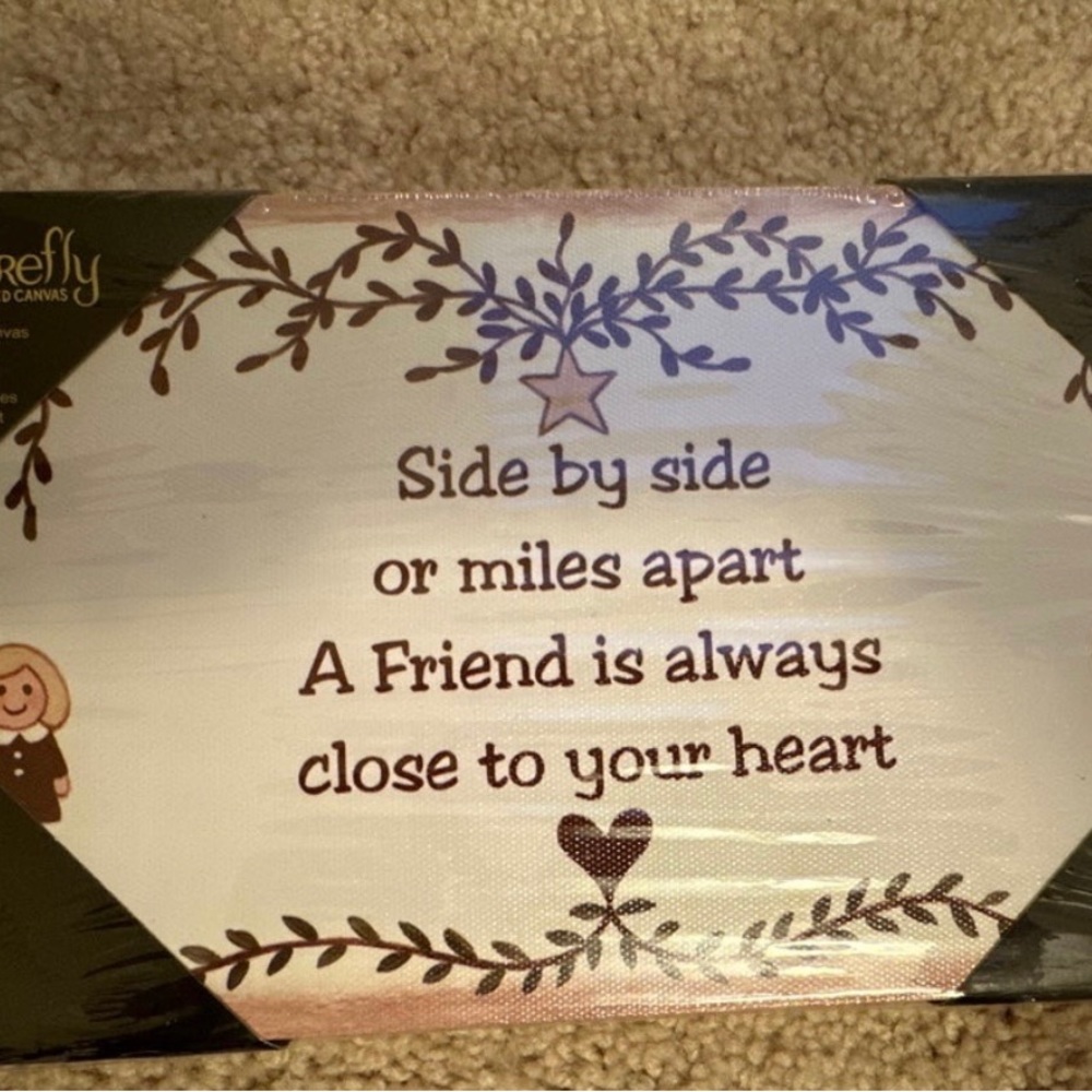 Firefly lighted canvas